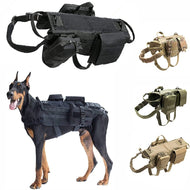 Tactical Military-Style Dog Harness Vest-Furbaby Friends Gifts