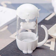 Carica l&#39;immagine nel visualizzatore di Gallery, Tea Cup with Built-In Leaf Strainer-Furbaby Friends Gifts
