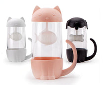 Charger l&#39;image dans la galerie, Tea Cup with Built-In Leaf Strainer-Furbaby Friends Gifts