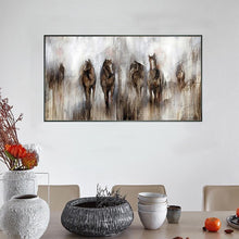 Cargar imagen en el visor de la galería, &#39;The Herd&#39; Canvas Oil Print-Furbaby Friends Gifts