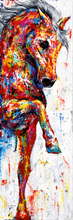 Charger l'image dans la galerie, 'The March' Equestrian Canvas Oil Print-Furbaby Friends Gifts