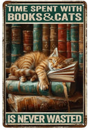 Time Spent with Books & Cats-Furbaby Friends Gifts