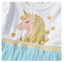 Laden Sie das Bild in den Galerie-Viewer, Unicorn Tutu Dress (Ages 3 - 8 Years)-Furbaby Friends Gifts