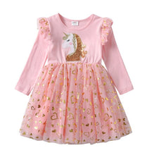 Laden Sie das Bild in den Galerie-Viewer, Unicorn Tutu Dress (Ages 3 - 8 Years)-Furbaby Friends Gifts