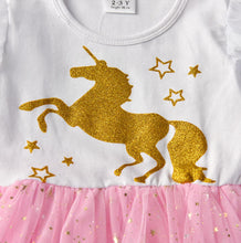 Cargar imagen en el visor de la galería, Unicorn Tutu Dress (Ages 3 - 8 Years)-Furbaby Friends Gifts