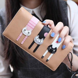 Vegan Leather Cat Wallet-Furbaby Friends Gifts