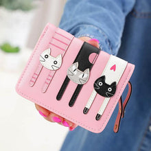 Load image into Gallery viewer, Vegan Leather Cat Wallet-Furbaby Friends Gifts