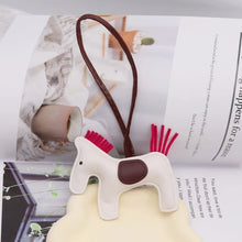 Carregar imagem no visualizador da galeria, Vegan Leather Colourful Pony Handbag Charm/ Tassel-Furbaby Friends Gifts