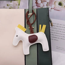 Load image into Gallery viewer, Vegan Leather Colourful Pony Handbag Charm/ Tassel-Furbaby Friends Gifts