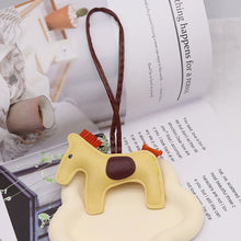 Carregar imagem no visualizador da galeria, Vegan Leather Colourful Pony Handbag Charm/ Tassel-Furbaby Friends Gifts