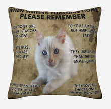 Cargar imagen en el visor de la galería, Visitors Note! Customisable Pet Lovers&#39; Cushion Covers-Furbaby Friends Gifts