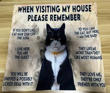 Carregar imagem no visualizador da galeria, Visitors Note! Customisable Pet Lovers&#39; Cushion Covers-Furbaby Friends Gifts