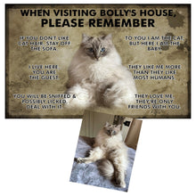 Afbeelding in Gallery-weergave laden, Visitors Note! Customisable Pet Lovers&#39; Entrance Plaques-Furbaby Friends Gifts