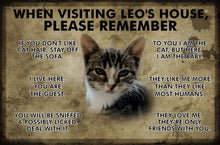 Carica l&#39;immagine nel visualizzatore di Gallery, Visitors Note! Customisable Pet Lovers&#39; Entrance Plaques-Furbaby Friends Gifts