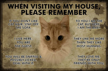 Carica l&#39;immagine nel visualizzatore di Gallery, Visitors Note! Customisable Pet Lovers&#39; Entrance Plaques-Furbaby Friends Gifts