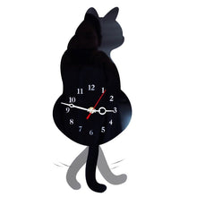 Carregar imagem no visualizador da galeria, Wagging Tail Cat Clock-Furbaby Friends Gifts