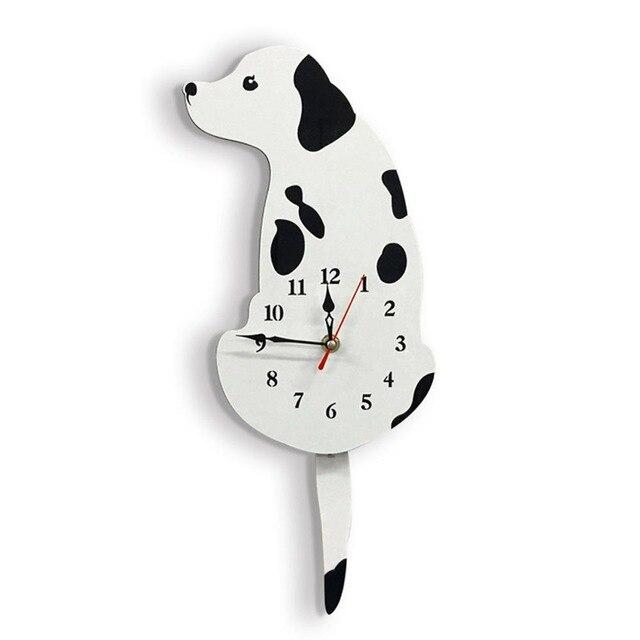 Wagging Tail Dog Clock-Furbaby Friends Gifts