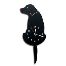 Charger l&#39;image dans la galerie, Wagging Tail Dog Clock-Furbaby Friends Gifts