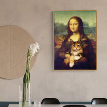 Charger l&#39;image dans la galerie, &#39;Why She Smiles&#39; Canvas Oil Print-Furbaby Friends Gifts