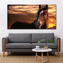 Load image into Gallery viewer, &#39;Wild Sunset&#39; Canvas Oil Print-Furbaby Friends Gifts