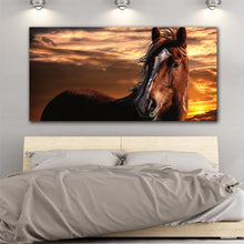 Charger l&#39;image dans la galerie, &#39;Wild Sunset&#39; Canvas Oil Print-Furbaby Friends Gifts