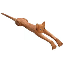 Laden Sie das Bild in den Galerie-Viewer, Wooden Cat Back Scratcher-Furbaby Friends Gifts