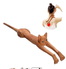 Laden Sie das Bild in den Galerie-Viewer, Wooden Cat Back Scratcher-Furbaby Friends Gifts