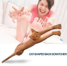 Carregar imagem no visualizador da galeria, Wooden Cat Back Scratcher-Furbaby Friends Gifts