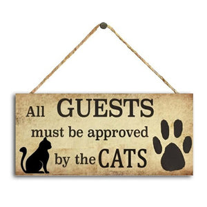 Wooden Cat Plaques-Furbaby Friends Gifts