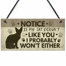 Charger l&#39;image dans la galerie, Wooden Cat Plaques-Furbaby Friends Gifts