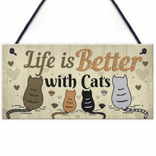 Load image into Gallery viewer, Wooden Cat Plaques-Furbaby Friends Gifts