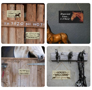 Wooden Stable Plaques-Furbaby Friends Gifts