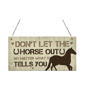 Wooden Stable Plaques-Furbaby Friends Gifts