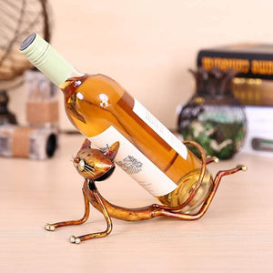 Yoga Cat Bottle Holder-Furbaby Friends Gifts