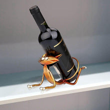 Load image into Gallery viewer, Yoga Cat Bottle Holder-Furbaby Friends Gifts