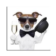 Charger l&#39;image dans la galerie, &#39;Your Waiter For The Day&#39; Jack Russell Oil Print-Furbaby Friends Gifts